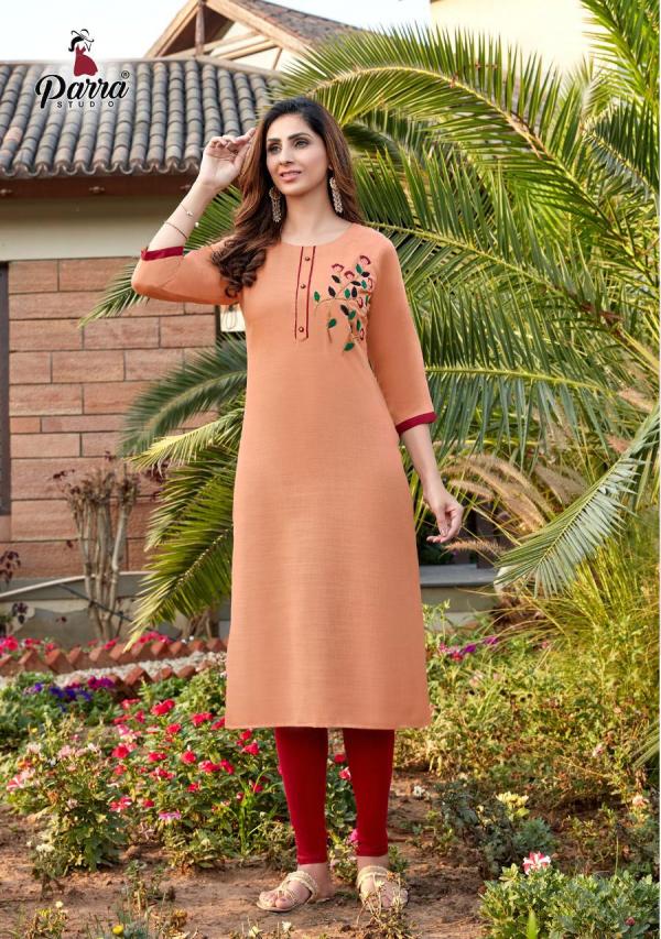 Parra Kasturi 1 Fancy Embroidery Kurti